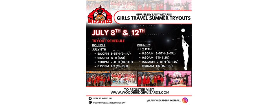 AAU SUMMER GIRLS Tryouts (2nd - HS) 